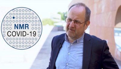 Professor Harald Schwalbe of Goethe University, a founder and the coordinator of the Covid19-NMR consortium.