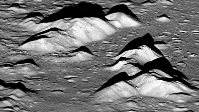 A mountain peak at the centre of the Moon’s Copernicus Crater has an abundance of olivine, a mineral that can help scientists understand the internal evolution of planetary bodies. A new technique developed by Brown University researchers can help to study olivine from afar. Credit: NASA/GSFC/Arizona State University