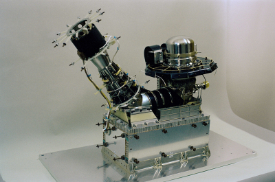 ROSINA-DFMS (Rosetta Orbiter Sensor for Ion and Neutral Analysis-Double Focusing Mass Spectrometer). Credit: University of Bern