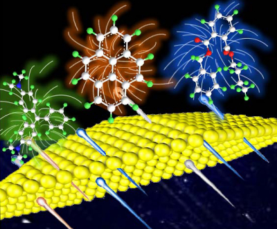 Schematic diagram of the principle of the general SERS method for actively capturing target molecules in small gaps with the solvent. Image: Ge Meihong