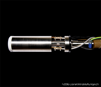 Details of the innovative superconducting coil, conceived and manufactured by researchers from UNIGE and Bruker BioSpin. © L. Windels – UNIGE
