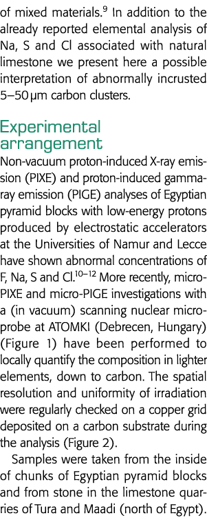 of mixed materials 9 In addition to the already reported elemental analysis of Na, S and Cl associated with natural l