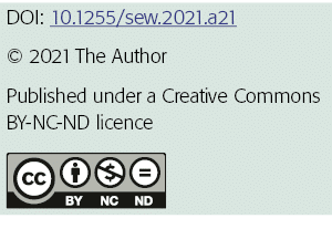 DOI: 10 1255 sew 2021 a21   2021 The Author Published under a Creative Commons BY-NC-ND licence