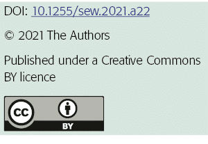 DOI: 10 1255 sew 2021 a22   2021 The Authors Published under a Creative Commons BY licence