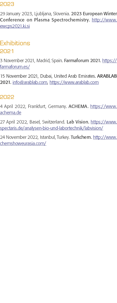 斯洛文尼亚卢布尔雅那2023年1月29日2023年,2023年欧洲冬季会议上等离子体光谱化学htbdapp官方下载安卓版tp: www以