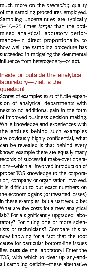 更前面的质量抽样程序采用抽样的不确定性通常5 10 25