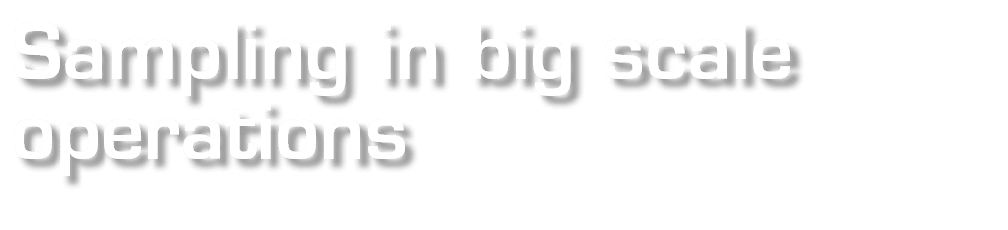 在大规模抽样操作