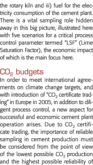 回转窑和iii)燃料的电力消耗水泥厂有藏重要抽样的作用