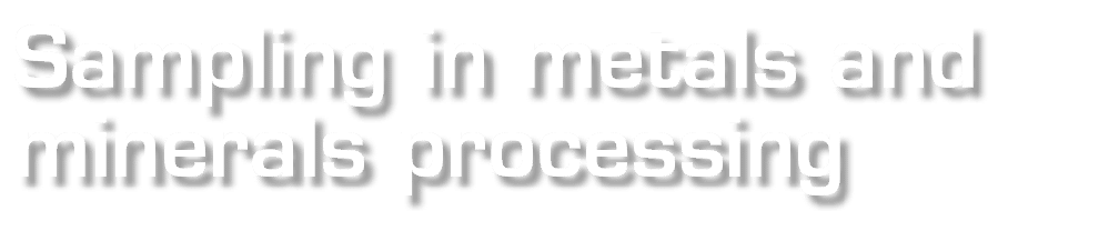 在金属和矿物质处理采样