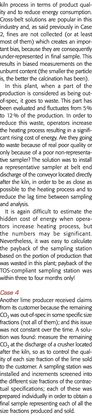 窑过程的产品质量和减少能源消耗交叉皮带的解决方案在这我很受欢迎