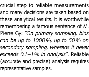 可靠的测量至关重要的一步,很多决定都是基于这些分析结果worthwhil