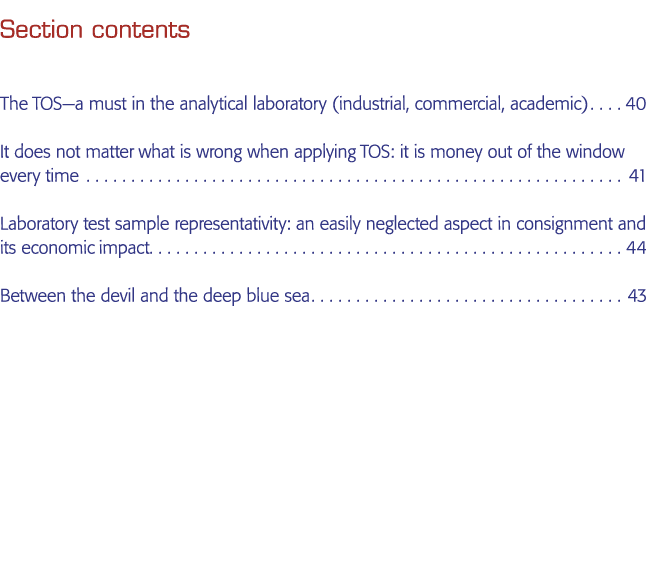 部分内容TOS-a必须在分析实验室(工业、商业、学术)40并不重要