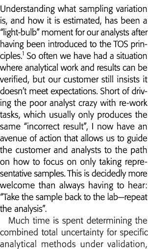 理解抽样变化是什么,以及它如何估计,顿悟了我们的分析师房颤