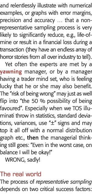 无情地用数值例子说明,或图形错误利润,没有的精密度和准确度