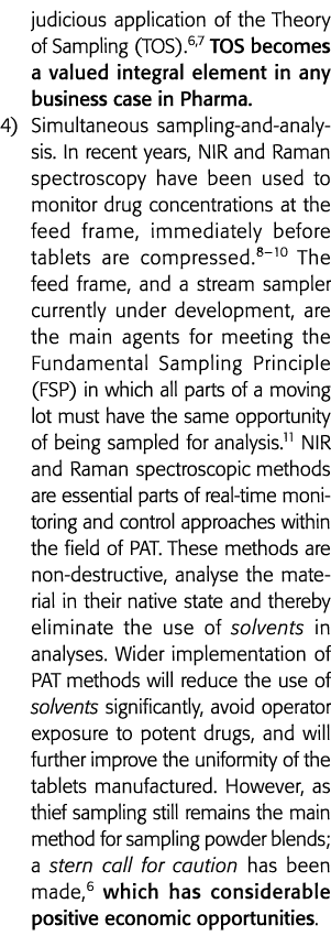 明智的应用理论的抽样(TOS) 6、7 TOS成为价值积分元素在任何商业案例