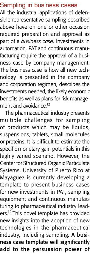 抽样在商业案例站得住脚的代表性抽样上面描述的所有工业应用