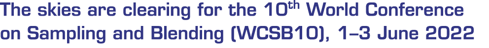 第十届世界大会的天空是清算采样和混合(WCSB10), 1 2022年6月3日