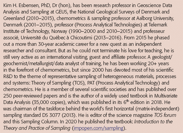 金正日H Esbensen博士,博士(鸿),已经在地球科学数据分析和取样研究教授在GEUS, Nat