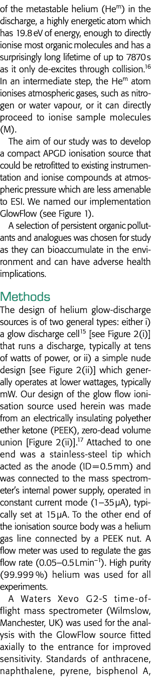 的亚稳态氦放电(哼哼),一个高能原子19 8电动汽车的能量,足以direc