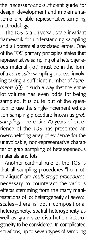 必要且充分的指南设计、开发和实施一个可靠的、代表性的抽样