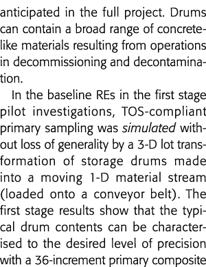 预期的完整项目鼓可以包含广泛的concrete-like材料产生的操作