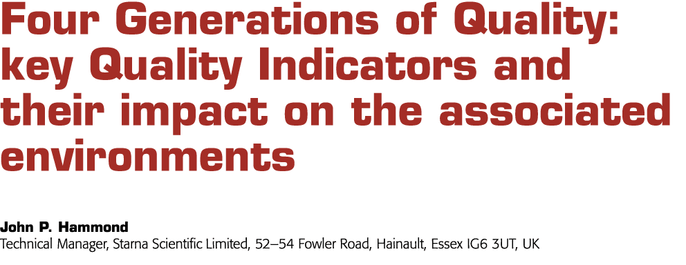 四代的质量:关键质量指标及其对相关的环境影响约翰P哈蒙德T