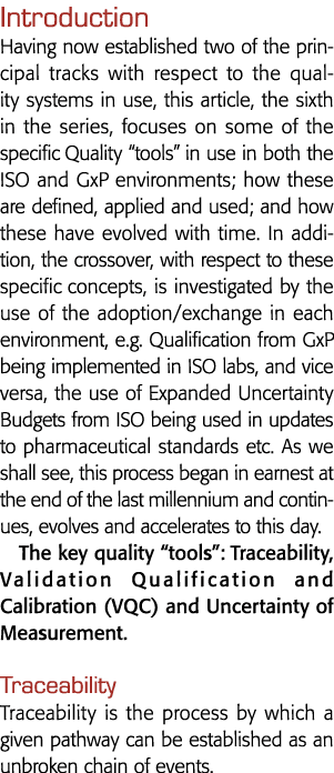 介绍现在建立的两个主要跟踪使用的质量体系,这摇身