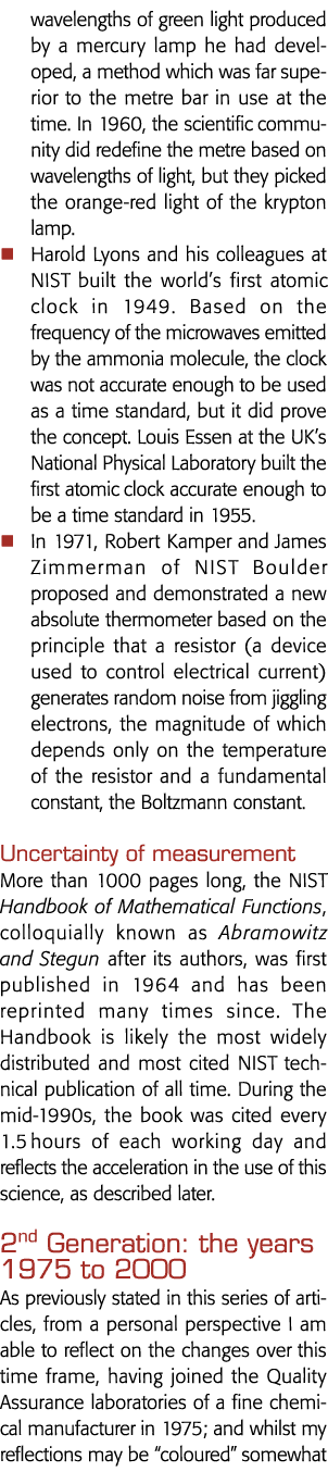 产生的波长的绿灯水银灯他发达,远远优于米的方法