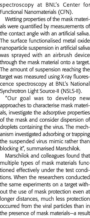 半岛综合体育官方APP下载德甲光谱学BNL年代功能性纳米材料中心(CFN)润湿quanti掩模材料的属性