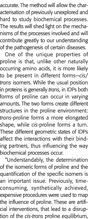 准确描述的方法将允许先前未知的和难以研究生化过程