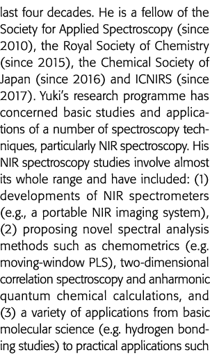 去年四十年,他是一位社会应用光谱学(2010年以来),皇家化学学会半岛综合体育官方APP下载德甲