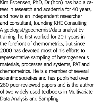 金正日Esbensen博士,博士(鸿)有从事研究和学术界了40年,现在是一个独立的研究