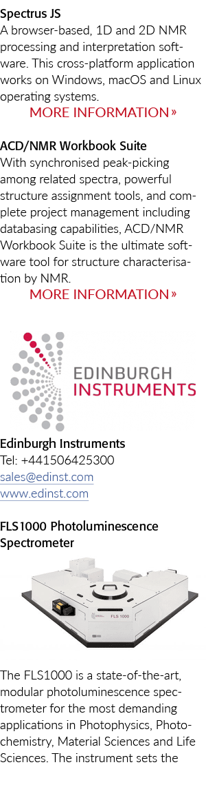 Spectrus JS A browser-based, 1D and 2D NMR processing and interpretation software  This cross-platform application wo