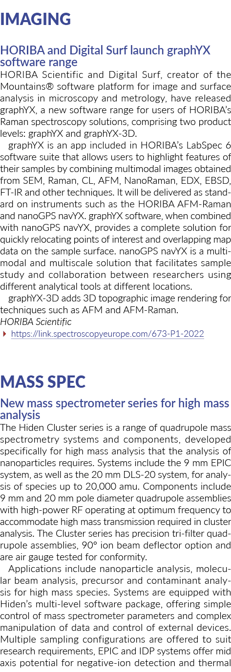 成像HORIBA和数字发射graphYX冲浪软件范围HORIBA科学和数字冲浪,Moun的创造者