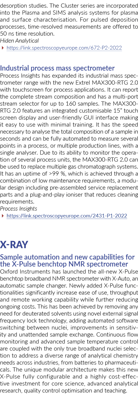 解吸研究集群系列纳入等离子体和SIMS分析系统等离子体和冲浪