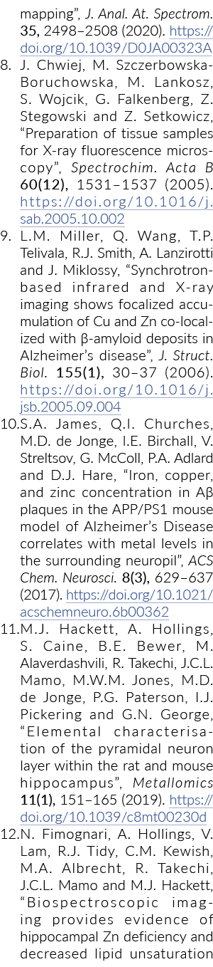 映射,J肛门范围2498 2508 (2020)https: doi org 1039 J Chwiej D0JA00323A 8 M Szczerbows