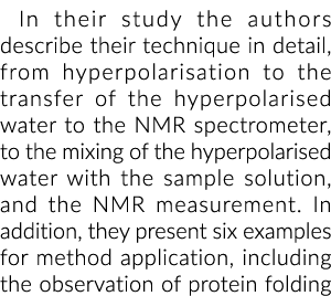 在他们的研究中作者详细描述他们的技术,从hyperpolarisation hyperpol的转移