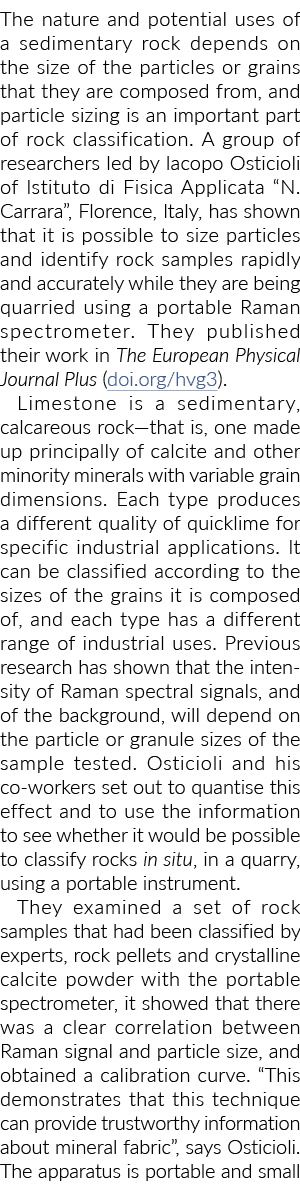 沉积岩的性质和潜在的使用取决于颗粒的大小或谷物广告样稿