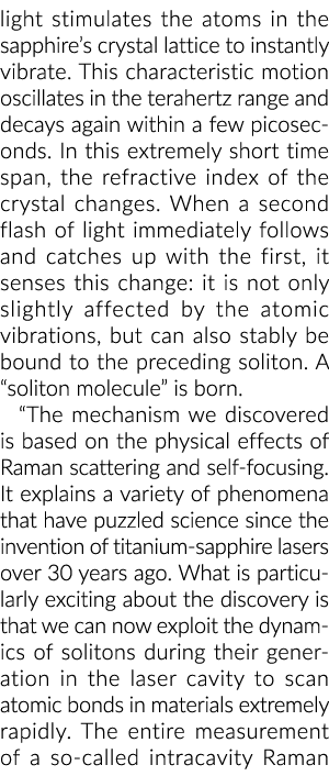 蓝宝石年代光激发的原子晶格运动科裕立刻振动这一特征