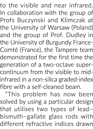 可见和近红外与集团合作教授Buczynski和大学Klimczak o