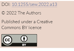 DOI: 10 1255缝2022 a13 2022作者基于知识共享发布的执照