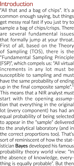 介绍,和一袋薯片是一个共同的足够的说,但是事情变得混乱很快如果你只是t