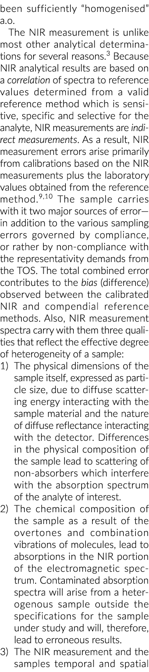 被充分单一化o近红外光谱测量与大多数其他分析决定了r