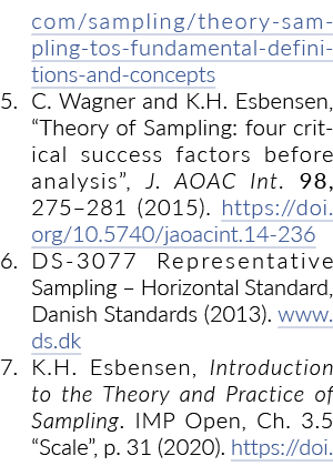 com抽样theory-sampling-tos-fundamental-definitions-and-concepts 5 C瓦格纳和K H Esbensen理论