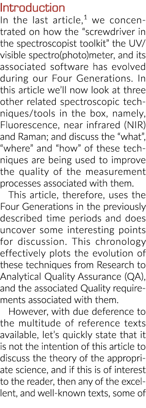 介绍在上一篇文章中,我们集中在如何在光谱学家工具包紫外线visi螺丝刀