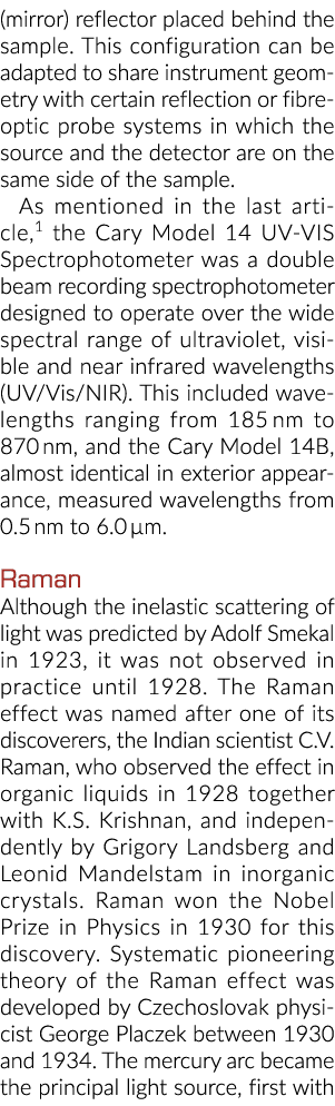 (镜子)反射器放置在样品这个配置可以适应与cert共享仪器几何