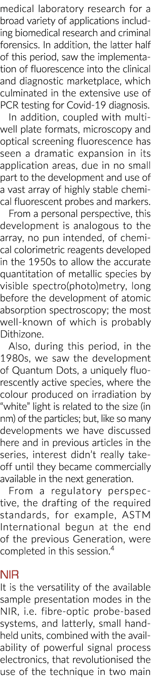 医学实验室研究广泛的各种应用,包括生物医学研究和刑事取证