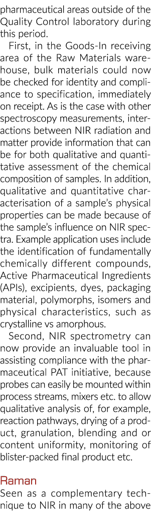 制药领域之外的质量控制实验室在此期间,货物收到