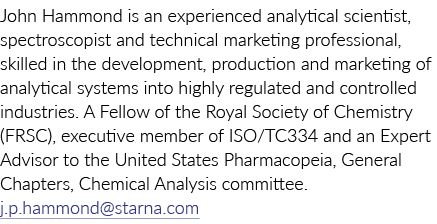 约翰·哈蒙德是一位有经验的分析科学家,光谱学工作者和技术营销专业,熟练