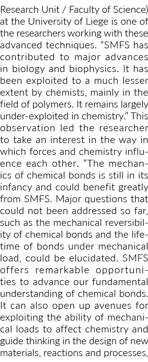 研究组理学院)列日大学的研究人员使用这些高级